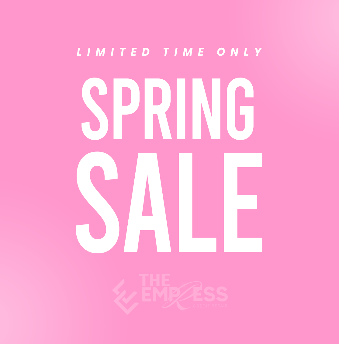 Spring Sale Credit Sweep