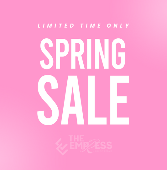 Spring Sale Credit Sweep